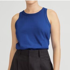 NWT Everlane The Organic Cotton Cutaway Tank SM